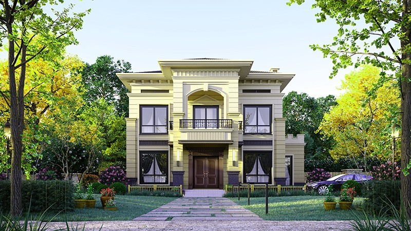 理塘中式合院住宅，开放庭院与邻里乡亲更亲近